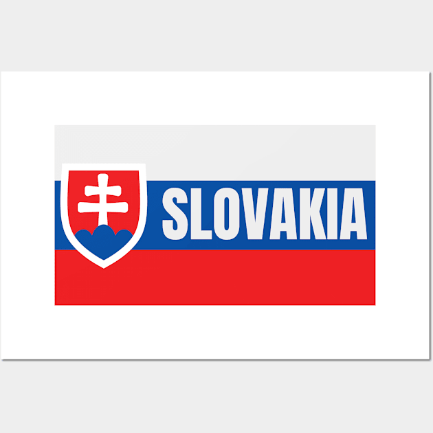 Slovakia Flag Wall Art by aybe7elf